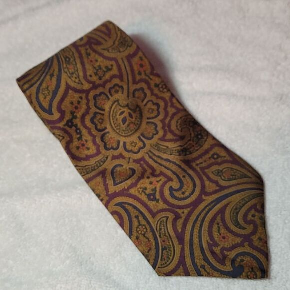 Tommy Hilfiger men's all silk neck tie - Picture 1 of 6
